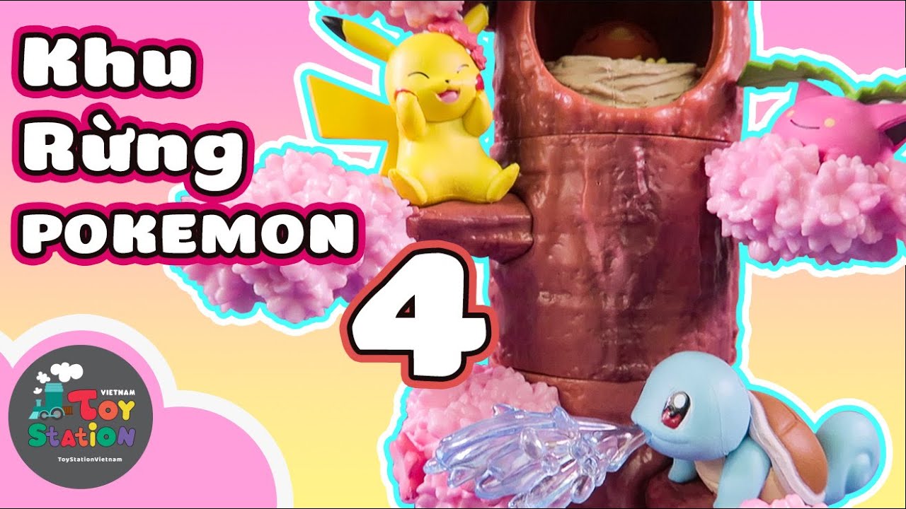 Mùa hoa anh đào nở rộ trong khu rừng Pokemon Forest 4 ToyStation 507