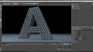 MoGraph Text Fill with Particle Emitters in Cinema 4D Tutorial