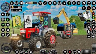 US Farming Games Real Tractor Driving Games: Chained Tractors 3d Indian farmer screenshot 4