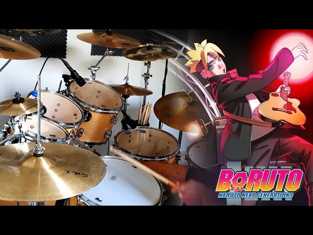 BAKU - Ikimono gakari(いきものがかり) 【Boruto: Naruto Next Generations OP 8 Full】『Drum Cover』 class=