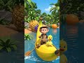 Monkey &amp; Duck's Great Banana Float| Cartoon video of monkey and duck| kids content| #cartoons #kids