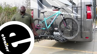 etrailer | Hollywood Racks Destination 4 Bike Platform Rack Review - 2023 Thor Challenger Motorhome