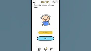 BRAIN OUT LEVEL 101 COUNT THE NUMBER OF HAIRS AGAIN WALK THROUGH SOLUTION #10 trending for gaming