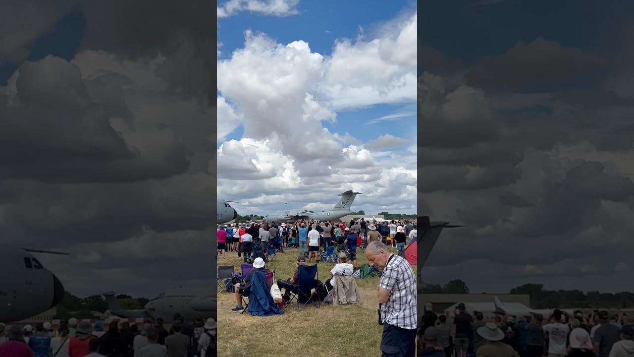 Riat 2025 departures day Pakistan Air Force IL-78 Midas tanker aircraft takeoff from the airtattoo