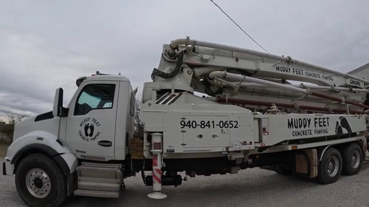 Concrete pump truck FOR SALE!!! Updating the fleet with Muddyfeet YouTube