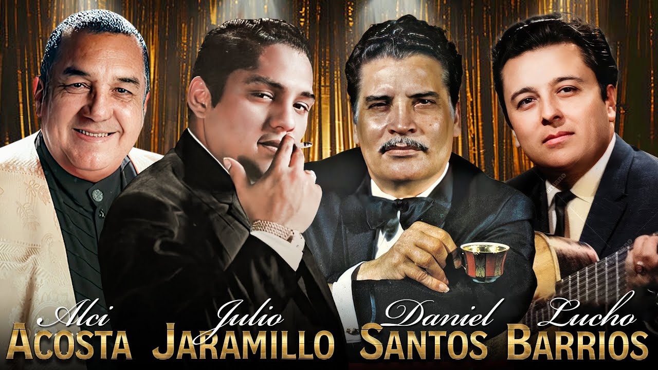 JULIO JARAMILLO, DANIEL SANTOS, ALCI ACOSTA, LUCHO BARRIOS EXITOS MIX - BOLEROS DEL RECUERDO 2024