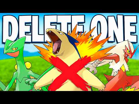 Deleting Final Evolution Starter Pokemon Until One Survives!
