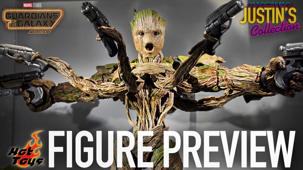 Hot Toys Groot Guardians of the Galaxy Vol.3 - Figure Preview Episode 224 