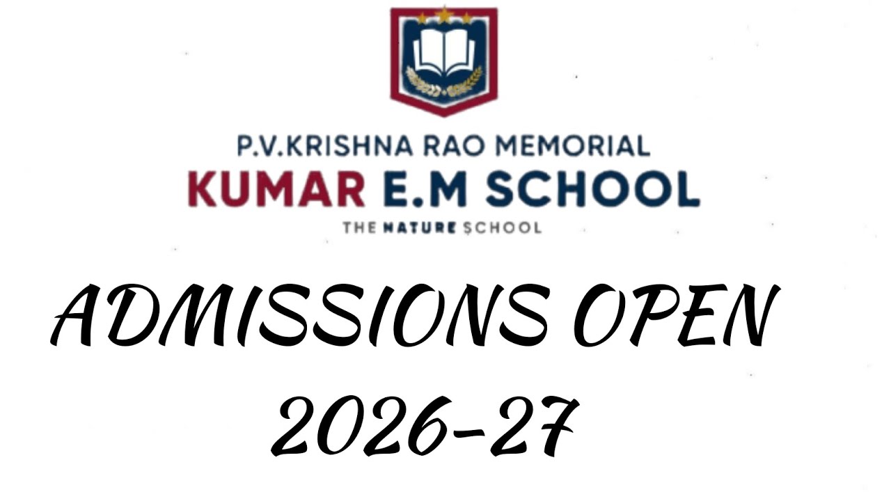 Kumar CBSE School Admissions Open For Academic Year 2026-2027
