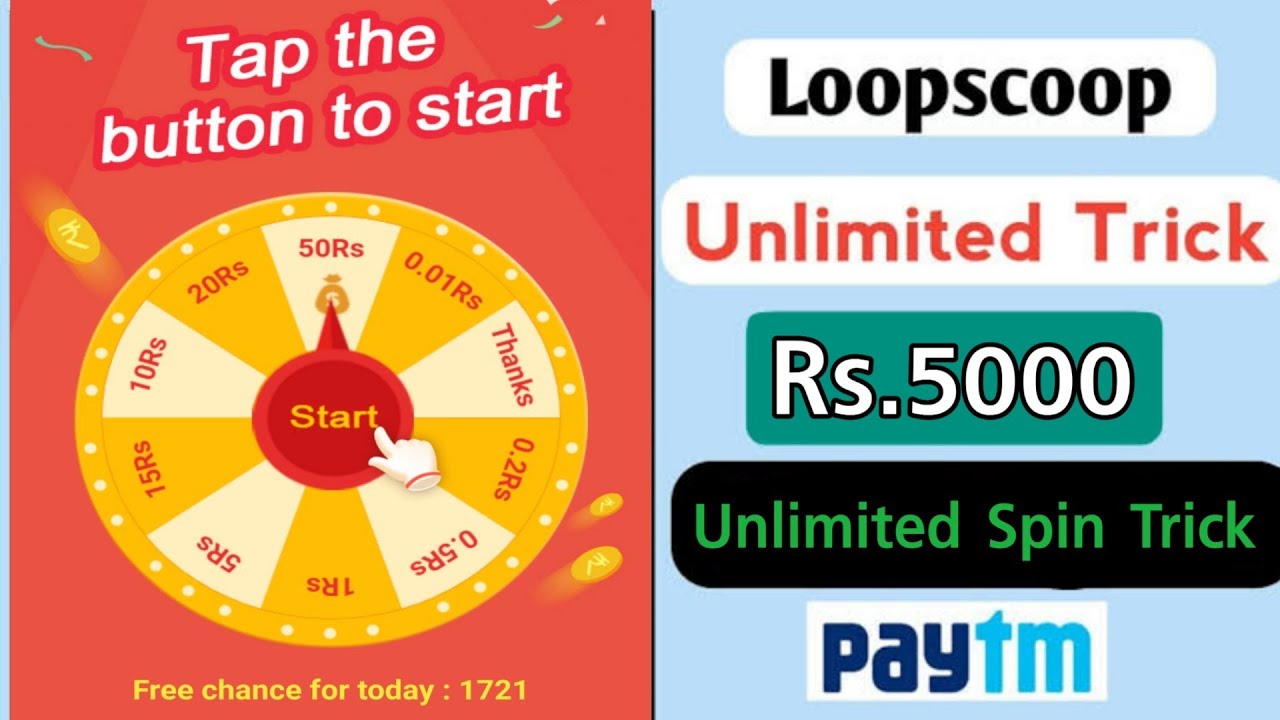 LopScoop App Unlimited Trick | Unlimited Spin In One Device Trick | Best Paytm Cash Earning App