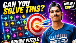 Can you solve ✅ arrow puzzle game 🎯 challenge 4k watch time  only 1 hours