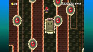 Mario Maker - Super Meat Bros. Level Super Meat Boy