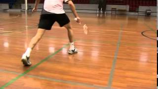 Peter Gade   Special Defense Footwork To The Mid Corners   YouTube