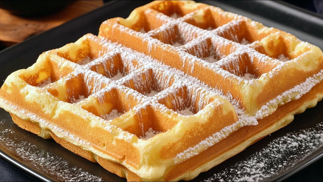 Сладкие вафли – идеальный рецепт за 10 минут! Мне его научил друг из Италии!