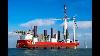 Rampion legacy - wind turbine installation
