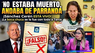 ¡NO ESTÁ MU3RTO! 🚫 El FAKE del FMLN sobre Sánchez Cerén y el ataque de la Boca Chuca a Tania.