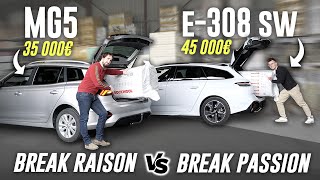 Quel break 100% électrique choisir ? (MG5 vs Peugeot e-308 SW)