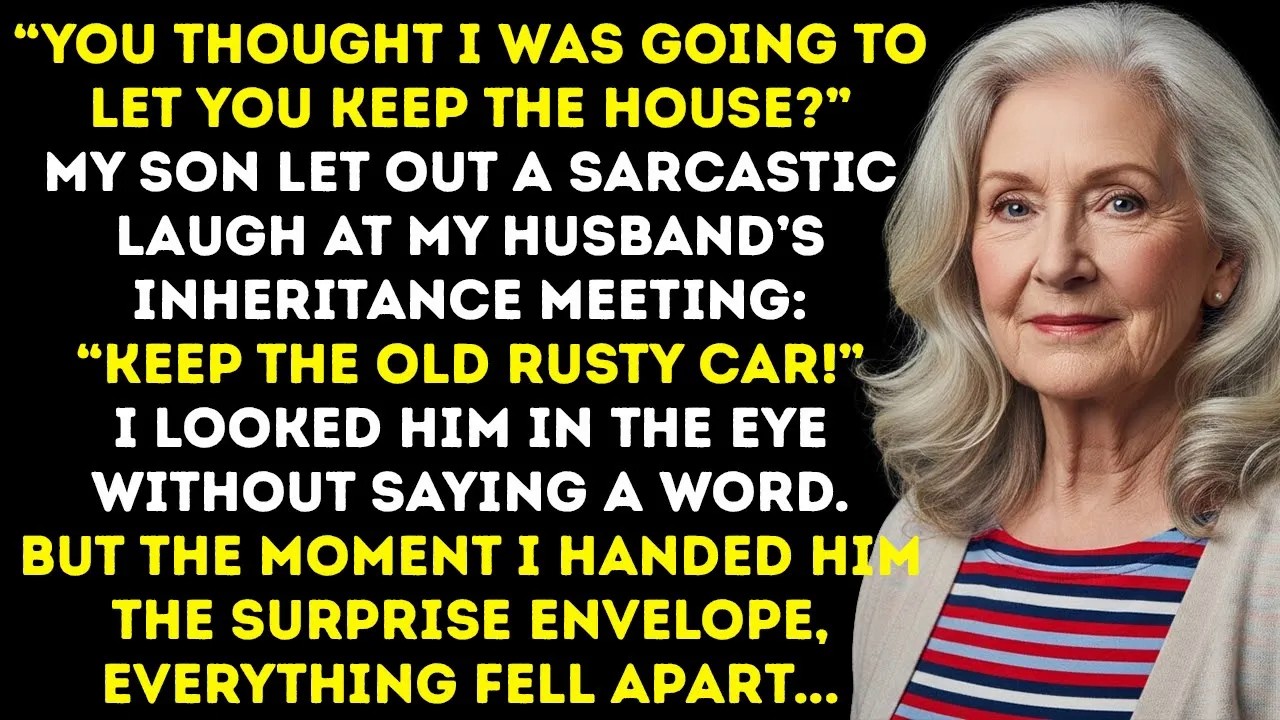 “What Did You Think That I’d Give You The House” My Son Chuckled — Then I Handed Him The Envelop