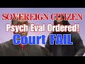 Sovereign Citizen Motions turn to Psych Eval in Court FAIL - part 2