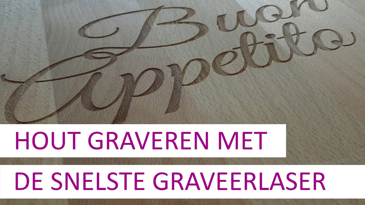 Calormark SCAN6060 CO2 hout graveren op hoge snelheid