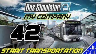 Bus Simulator | MY COMPANY 42 | Strait Transportation Authority (4/19/20) A little Birthday Driving