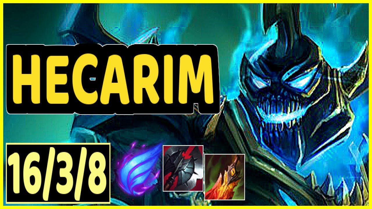 HECARIM VS KARTHUS - 16/3/8 KDA JUNGLE GAMEPLAY