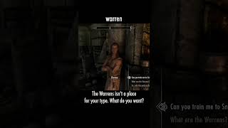 warren — The Elder Scrolls V: Skyrim dialogue scene