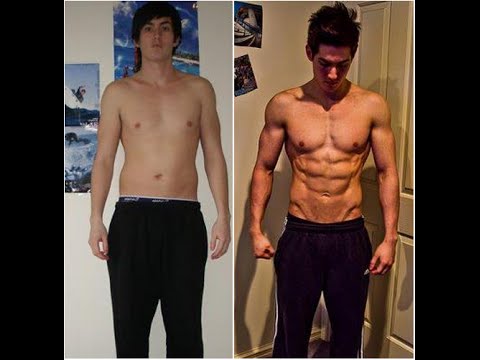 Antes y despues gym hombres