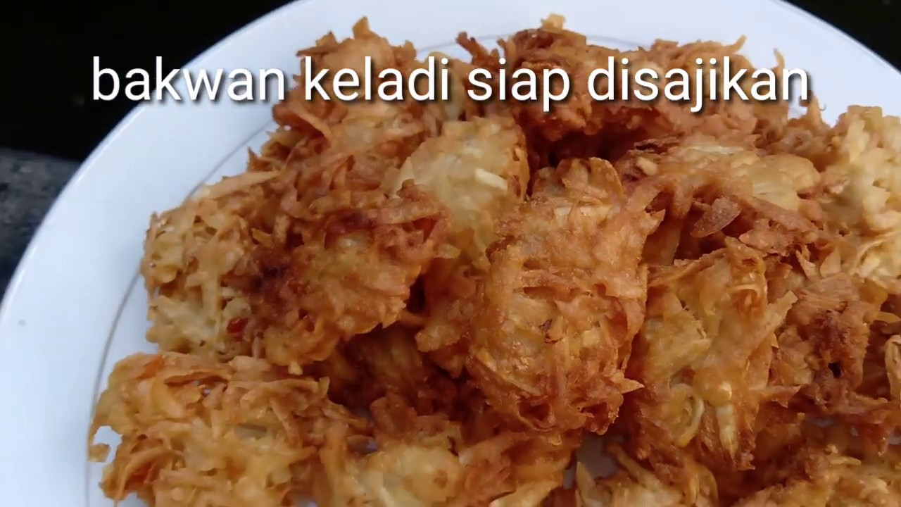 Camilan Rumahan Cara Membuat Bakwan Keladi Youtube
