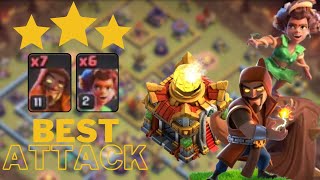 Th16 Attack Strategy With New Root Rider & Super Wizard!! Best Th16 Attack in Coc