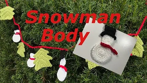 Create an Adorable Crochet Snowman for Your Bunting