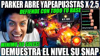 PARKER ABRE YAPEAPU3STAS!!😲MUER3 UN PROPLAYER NACE UN STREAMER "MINIMO 30 PAGO X2.5"🤣