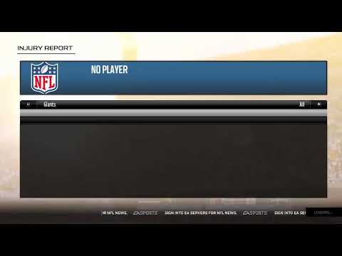 S2W5 Injury Standings Schedule - YouTube