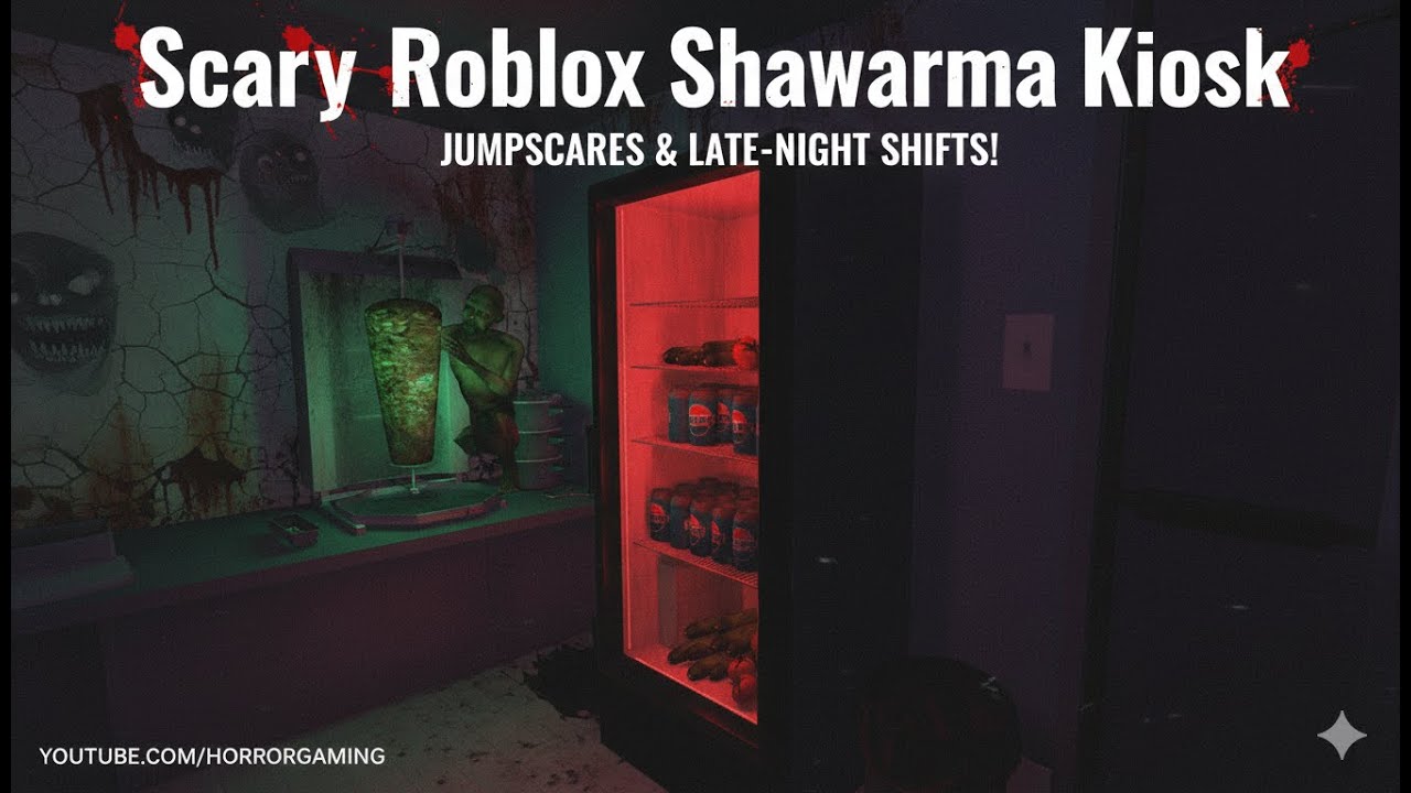 Играю в СТРАШНЫЙ КИОСК С ШАУРМОЙ | Андриана Стар 