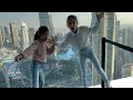 زحلقنا بالهواء في اعلى ارتفاع وخفنا كتير 😟