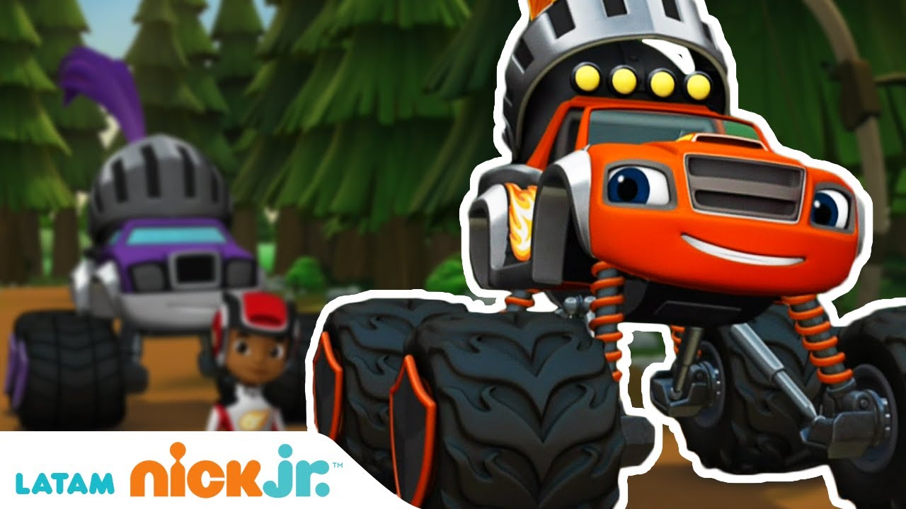 Blaze and the Monster Machines | Caballeros Corredores 🏹 | Nick Jr ...