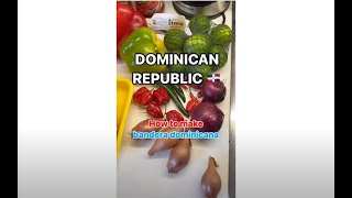 La bandera (dominicana), the national dish of the Dominican Republic 🇩🇴