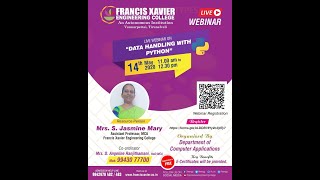 Webinar Data Handling with Python