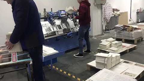 Book making machine endpaper tipping machine notebook guling machine high speed and multifunctional