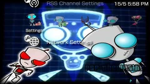 PSP Theme Invador Zim PSP-Themes.NET