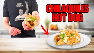 Chilaquiles Hot Dog