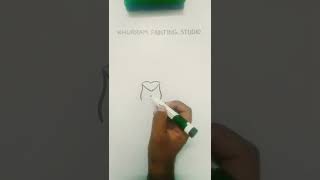 Drawing lesson # 18. How to draw Rose. easy drawing lesson for kids. #shorts #shortfeeds