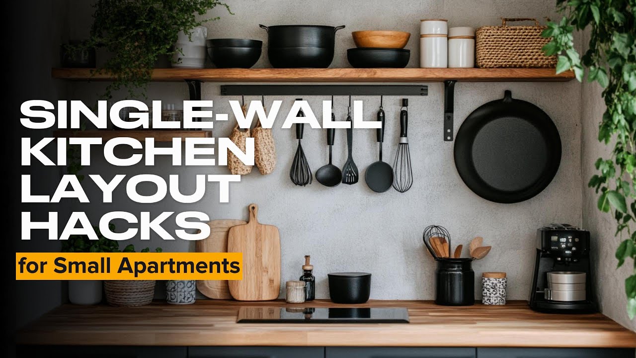 Efficient and Stylish: Single-Wall Kitchen Layout Hacks for Small ...