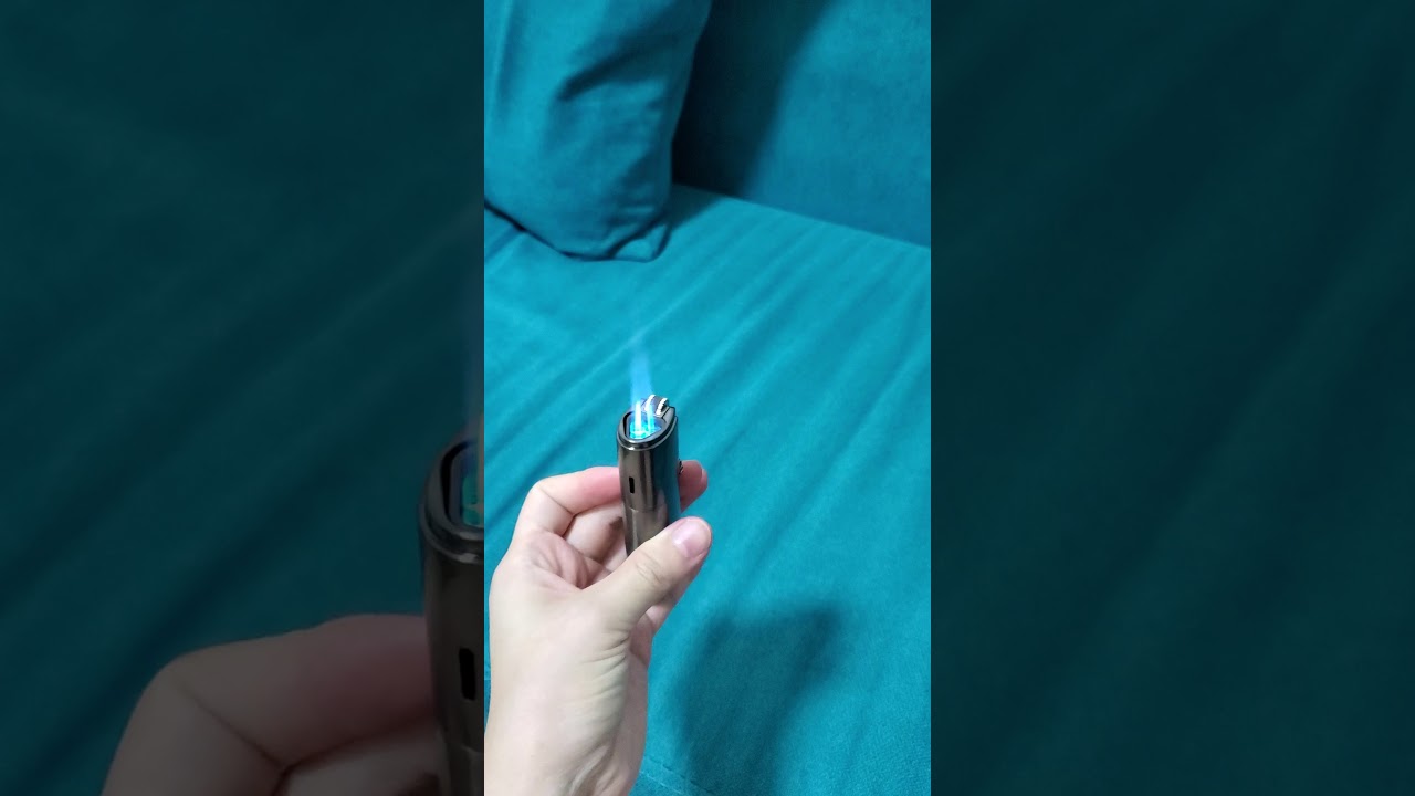 Testing Windproof Triple Flames Torch Lighter 🌪🔥Jobon