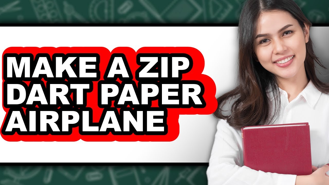 How to Make a Zip Dart Paper Airplane (easy Method)