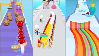 Famous Gem Stack vs MakeUp Kit vs Pencil Rush 3D Gameplay Walkthrough Android iOS #4 Profile