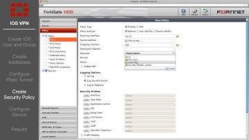 FortiGate Cookbook   IPsec VPN Remote Access for iOS 5 0