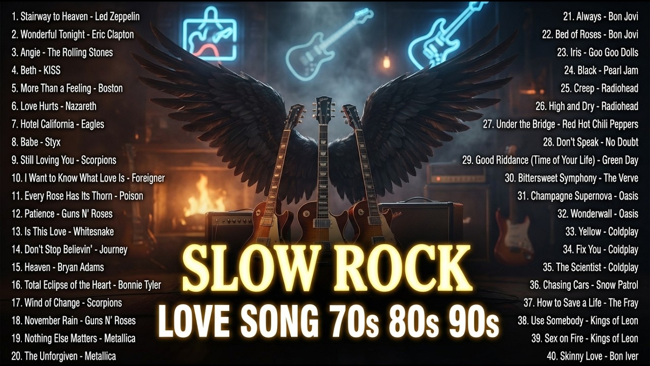 Slow Rock Medley Collection 🎶 Best Love Songs of the 70s 80s 90s ...