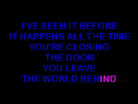 Cold As Ice Karaoke