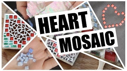 DIY- 8 Bit Heart Glass Mosaic